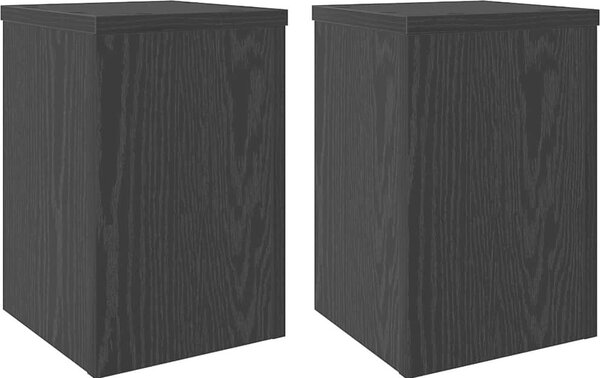 VidaXL Stojan na rostliny 2 ks 20 x 20 x 30 cm Kompozitní dřevo [869229] Barva: dub