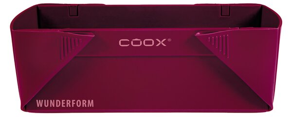 Rozkládací silikonová forma coox WUNDERFORM S, vínová