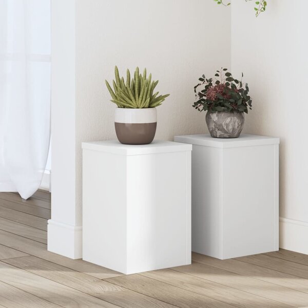 VidaXL Stojan na rostliny 2 ks 20 x 20 x 30 cm Kompozitní dřevo [869229] Barva: dub