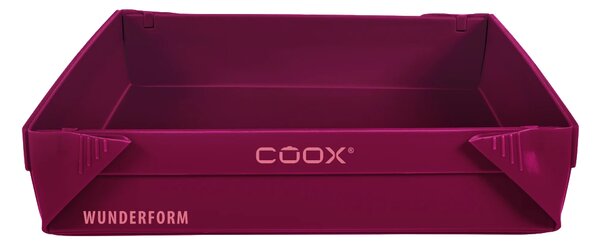 Rozkládací silikonová forma coox WUNDERFORM MQ, vínová