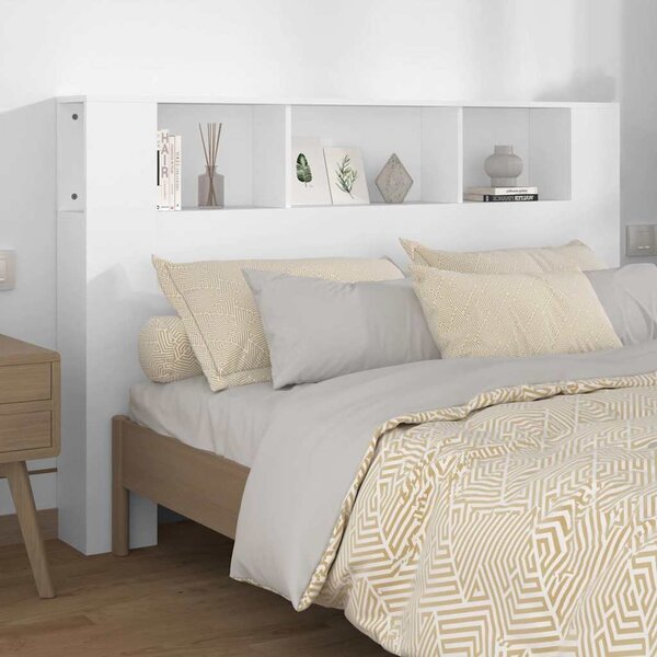 VidaXL Čelo postele s úložným prostorem 160 x 18,5 x 104,5 cm [862759] Barva: šedá sonoma