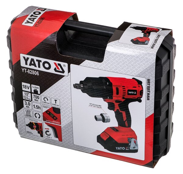 Střídavý rázový klíč 1/2" 700Nm YATO YT-82806