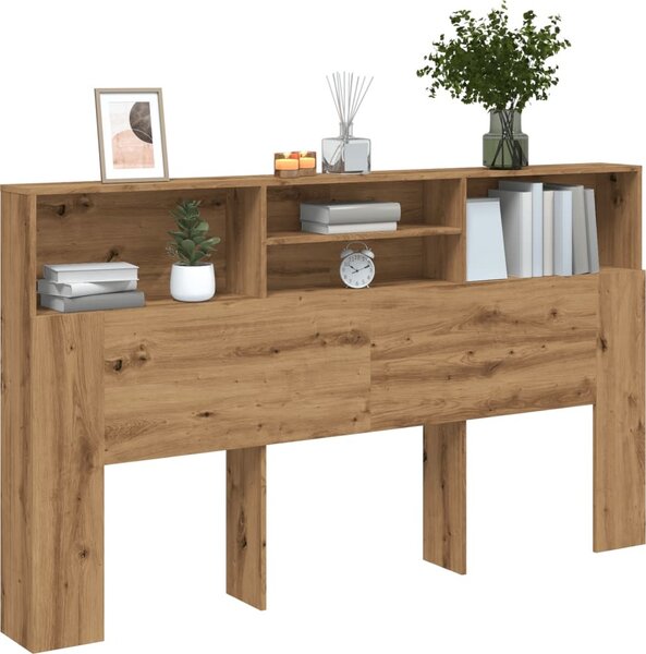 VidaXL Čelo postele s úložným prostorem 180 x 19 x 103,5 cm [862754] Barva: dub sonoma