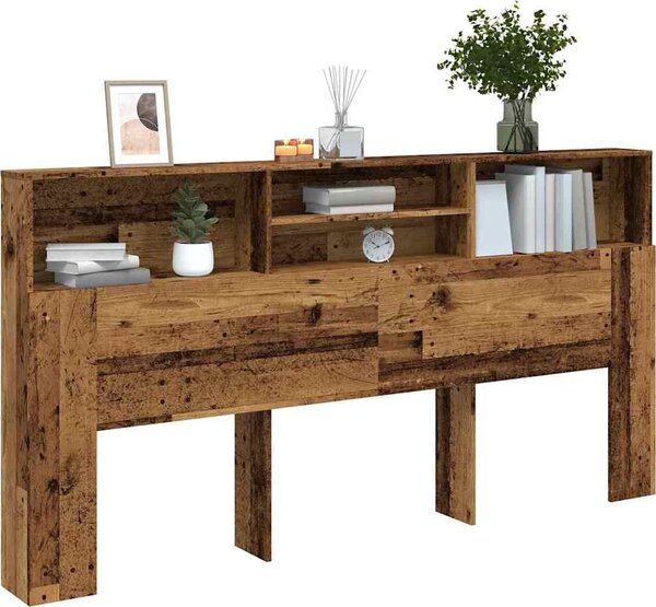 VidaXL čelo postele s úložným prostorem 200 x 19 x 103,5 cm [862755] Barva: dub sonoma
