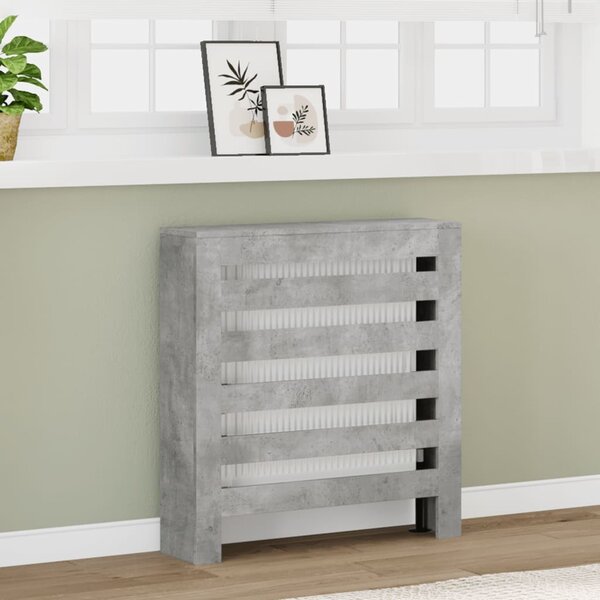 VidaXL Kryt radiátoru 78 x 20 x 82 cm Kompozitní dřevo [869218] Barva: Šedý Sonoma