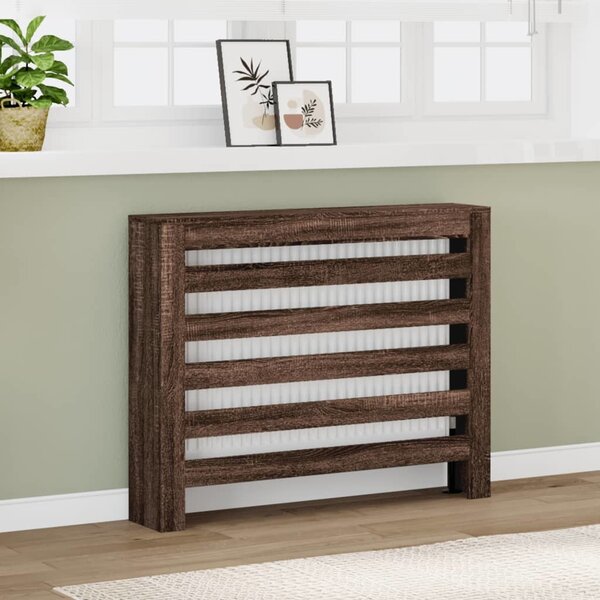 VidaXL Kryt radiátoru 104 x 20 x 82 cm Kompozitní dřevo [869219] Barva: Bílá