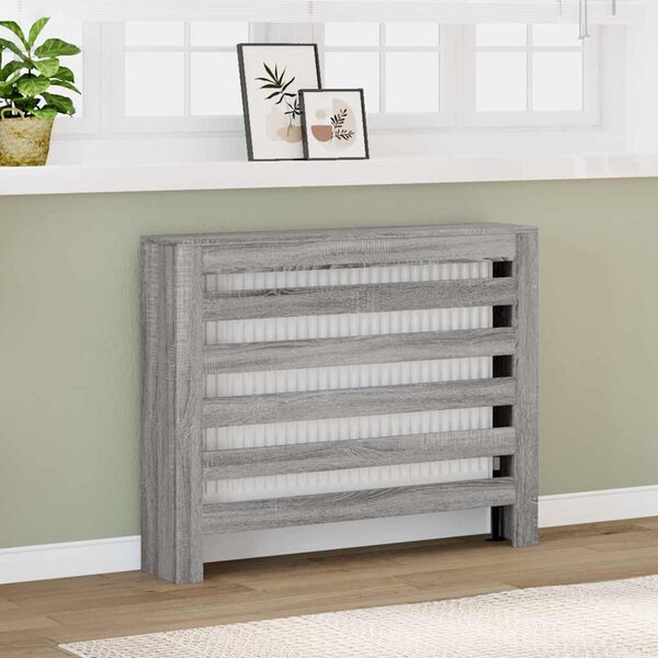 VidaXL Kryt radiátoru 104 x 20 x 82 cm Kompozitní dřevo [869219] Barva: Bílá