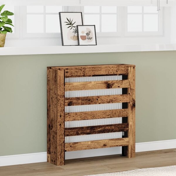 VidaXL Kryt radiátoru 78 x 20 x 82 cm Kompozitní dřevo [869218] Barva: Šedý Sonoma