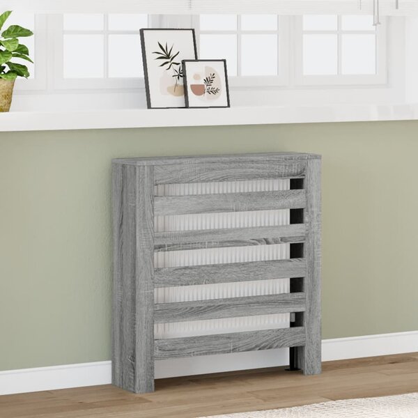 VidaXL Kryt radiátoru 78 x 20 x 82 cm Kompozitní dřevo [869218] Barva: Šedý Sonoma