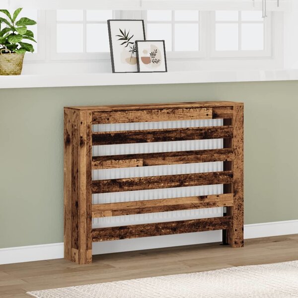 VidaXL Kryt radiátoru 104 x 20 x 82 cm Kompozitní dřevo [869219] Barva: Bílá