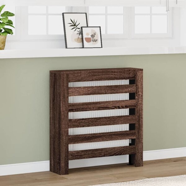 VidaXL Kryt radiátoru 78 x 20 x 82 cm Kompozitní dřevo [869218] Barva: Šedý Sonoma