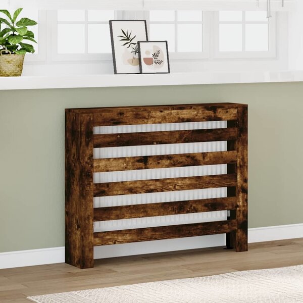 VidaXL Kryt radiátoru 104 x 20 x 82 cm Kompozitní dřevo [869219] Barva: Bílá