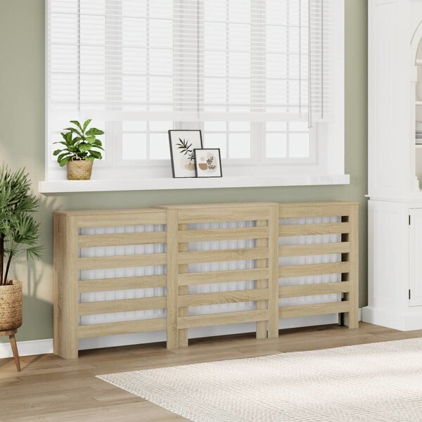 VidaXL Kryt radiátoru 205 x 21,5 x 83,5 cm [869222] Barva: dub artisan