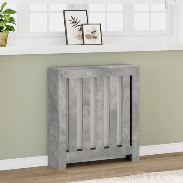 VidaXL Kryt radiátoru 78 x 20 x 82 cm Kompozitní dřevo [869223] Barva: Betonově šedá