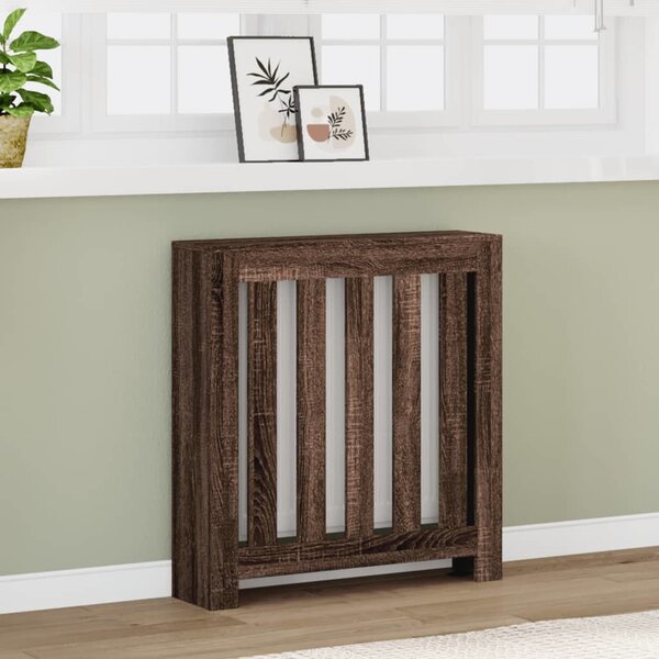 VidaXL Kryt radiátoru 78 x 20 x 82 cm Kompozitní dřevo [869223] Barva: Betonově šedá