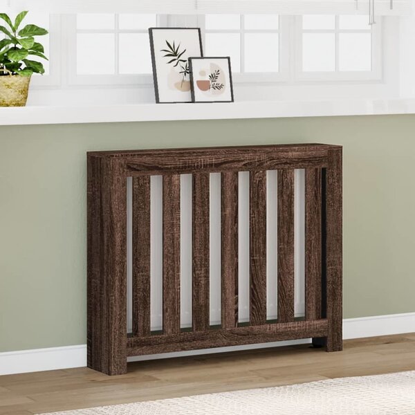 VidaXL Kryt radiátoru 104 x 20 x 82 cm Kompozitní dřevo [869224] Barva: Staré dřevo