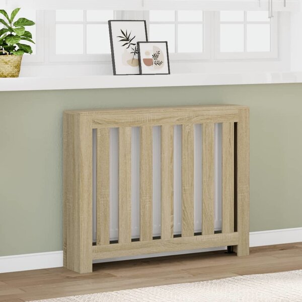 VidaXL Kryt radiátoru 104 x 20 x 82 cm Kompozitní dřevo [869224] Barva: Staré dřevo