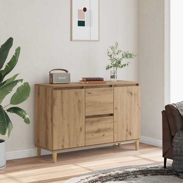 VidaXL Příborník 102 x 35 x 70 cm kompozitní dřevo [862044] Barva: Bílá