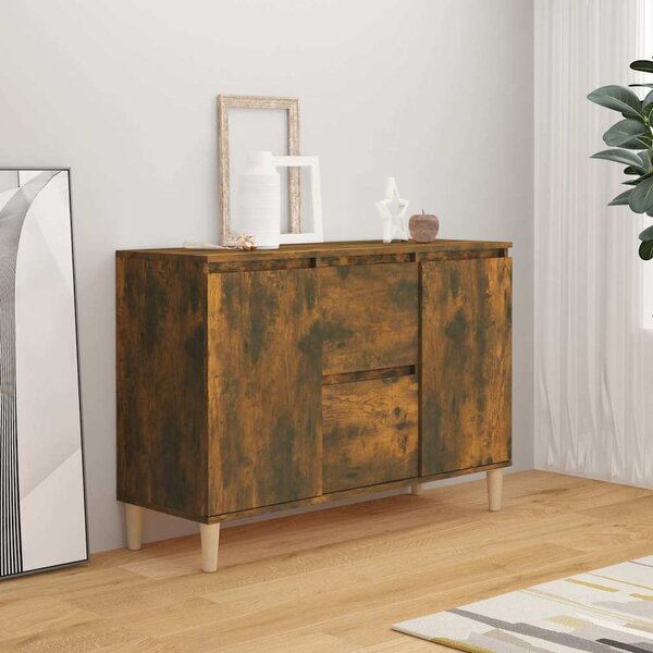 VidaXL Příborník 102 x 35 x 70 cm kompozitní dřevo [862044] Barva: Bílá