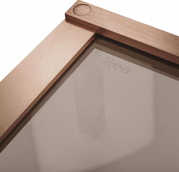 Sprchové Dveře Rea Hugo Brush Copper 90