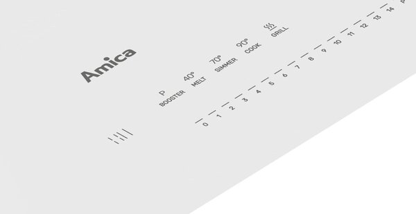 Indukční varná deska Amica PIDH6141PHTSUN 3.0 bílá
