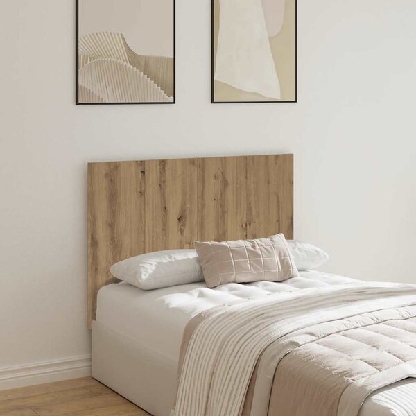 VidaXL Čelo postele 120 x 1,5 x 80 cm kompozitní dřevo [863157] Barva: Bílá