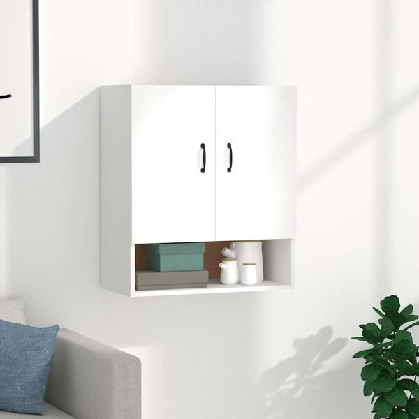 VidaXL Nástěnná skříňka 60 x 31 x 70 cm kompozitní dřevo [862798] Barva: Bílá