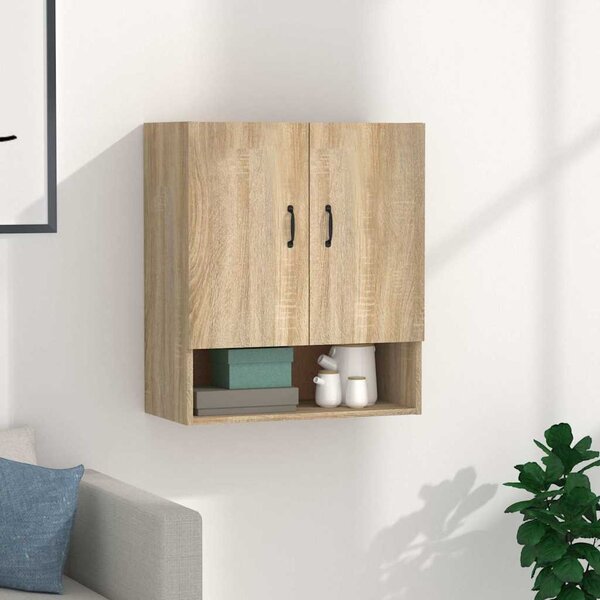 VidaXL Nástěnná skříňka 60 x 31 x 70 cm kompozitní dřevo [862798] Barva: Bílá