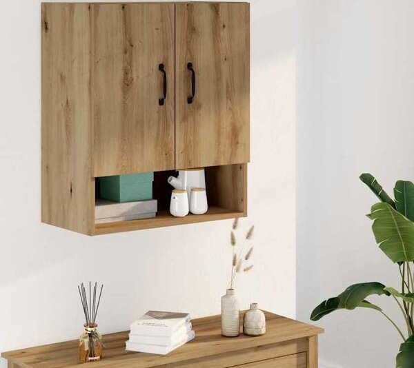 VidaXL Nástěnná skříňka 60 x 31 x 70 cm kompozitní dřevo [862798] Barva: Bílá