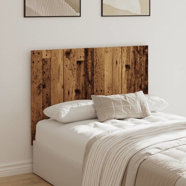 VidaXL Čelo postele 120 x 1,5 x 80 cm kompozitní dřevo [863157] Barva: Bílá