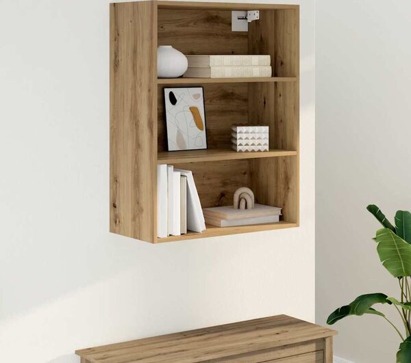 VidaXL Závěsná nástěnná skříňka 69,5 x 32,5 x 90 cm [862794] Barva: Bílá