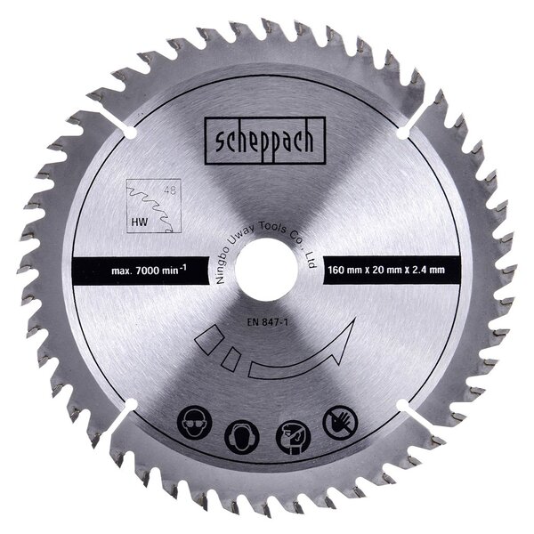 Scheppach PL55 16 cm Černá, Modrá, Stříbrná 9500 ot/min 1200 W