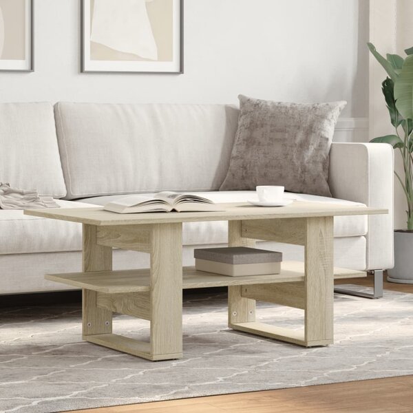 VidaXL Konferenční stolek 102 x 55 x 42 cm kompozitní dřevo [862432] Barva: Staré dřevo