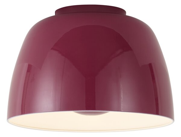 Retro stropní lampa červená s bílým vnitřkem vč. LED 3-stupňově stmívatelná - Vera