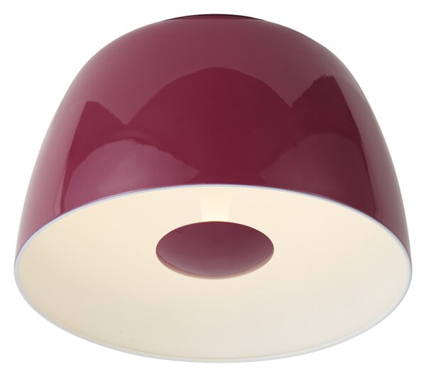 Retro stropní lampa červená s bílým vnitřkem vč. LED 3-stupňově stmívatelná - Vera
