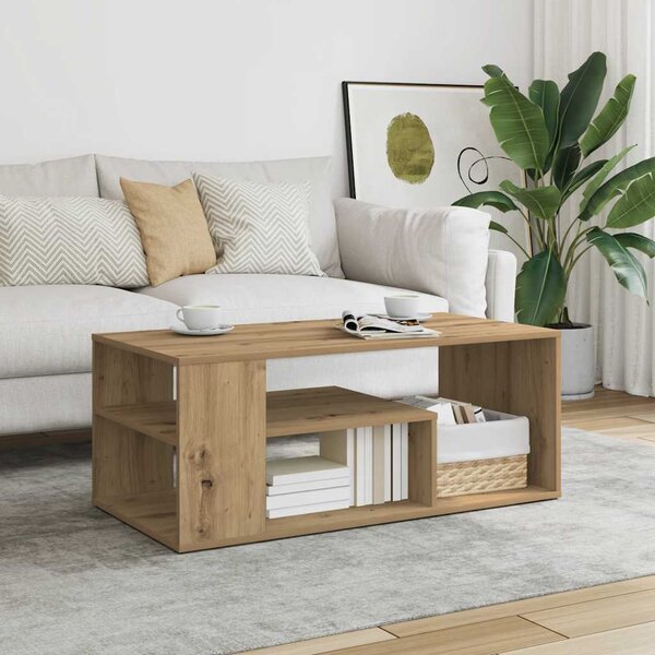 VidaXL Konferenční stolek 100 x 50 x 40 cm kompozitní dřevo [862629] Barva: kouřový dub