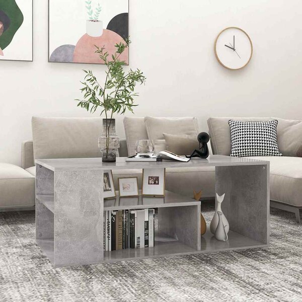 VidaXL Konferenční stolek 100 x 50 x 40 cm kompozitní dřevo [862629] Barva: kouřový dub