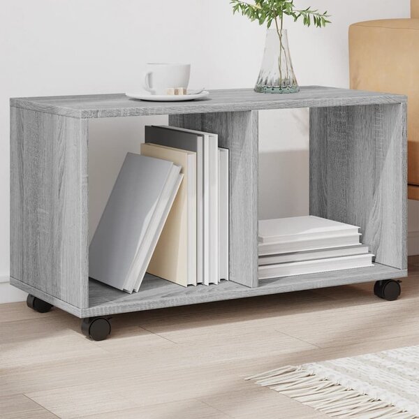 VidaXL Skříňka na kolečkách 72x33x42,5 cm kompozitní dřevo [868061] Barva: Staré dřevo