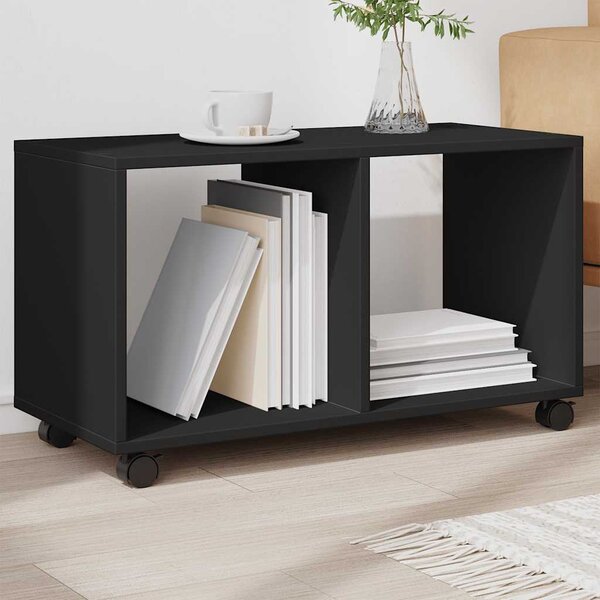 VidaXL Skříňka na kolečkách 72x33x42,5 cm kompozitní dřevo [868061] Barva: Staré dřevo