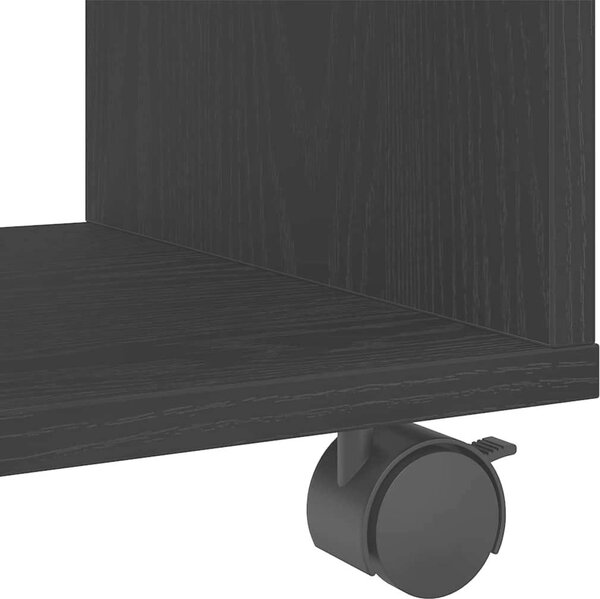 VidaXL Skříňka na kolečkách 72x33x42,5 cm kompozitní dřevo [868061] Barva: Staré dřevo