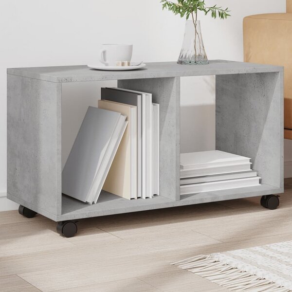 VidaXL Skříňka na kolečkách 72x33x42,5 cm kompozitní dřevo [868061] Barva: Staré dřevo