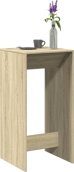 VidaXL Barový stůl 51 x 50 x 103,5 cm kompozitní dřevo [868080] Barva: Bílá