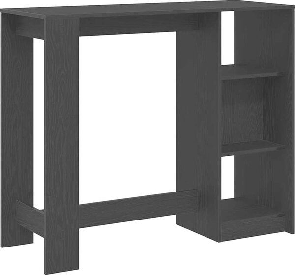 VidaXL Barový stůl s policí 124 x 46 x 103,5 cm kompozit [868077] Barva: dub sonoma