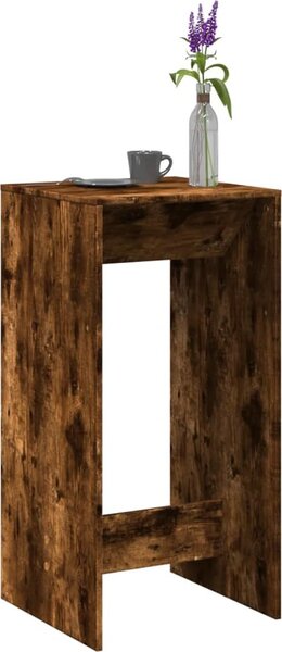 VidaXL Barový stůl 51 x 50 x 103,5 cm kompozitní dřevo [868080] Barva: Bílá