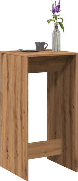 VidaXL Barový stůl 51 x 50 x 103,5 cm kompozitní dřevo [868080] Barva: Bílá