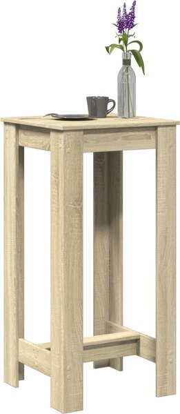 VidaXL Barový stůl 51 x 50 x 103,5 cm kompozitní dřevo [868078] Barva: hnědý dub