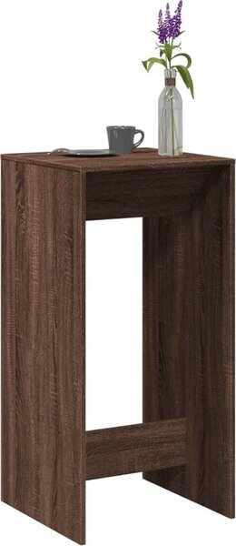 VidaXL Barový stůl 51 x 50 x 103,5 cm kompozitní dřevo [868080] Barva: Bílá