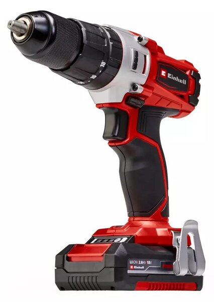 Einhell TE-CD 18/2 18750 ot/min Rychloupínací 1,45 kg Černá, Červená