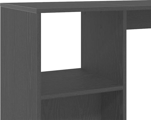 VidaXL Barový stůl s policí 124 x 46 x 103,5 cm kompozit [868077] Barva: dub sonoma