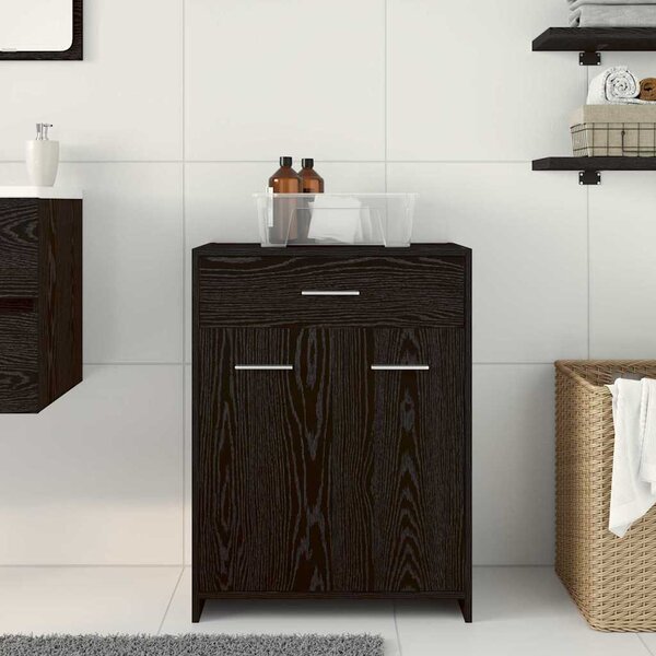 VidaXL Koupelnová skříňka 60 x 33 x 80 cm kompozitní dřevo [862551] Barva: Bílá